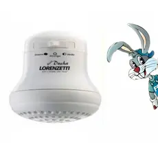 Chuveiro Ducha Elétrica Maxi Banho 3T Com Cano - 220V 5500W - Lorenzeti cód 4515