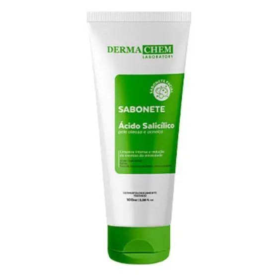 Sabonete Facial Pele Oleosa Ácido Salicílico e Íons Dermachem