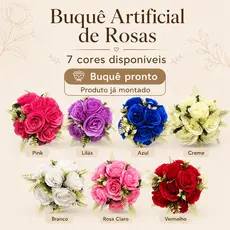 Buquê Artificial Para Casamento/ Noiva, Madrinha.../h0036