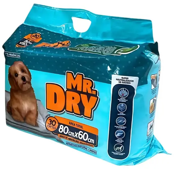 Tapete higienico Mr dry 80x60 30 Unid