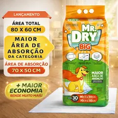 Tapete higienico Mr dry BIG 80x60 30 Unid