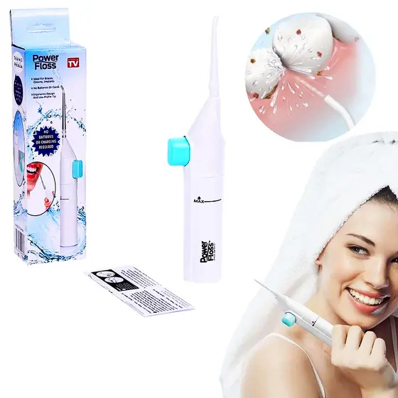 Escova a Jato De Agua Limpeza Oral Dental Bucal Power Floss