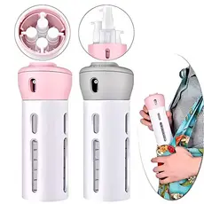 DispenserPortátil 4 Em 1 Banho Porta Shampoo 4x1 Kit Viagem