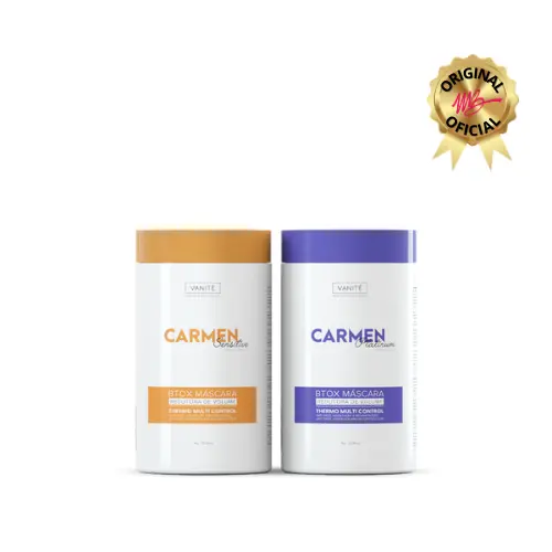 KIT BTOX Carmen Sensitive + Platinum 1KG Thermo Control Quaternizado