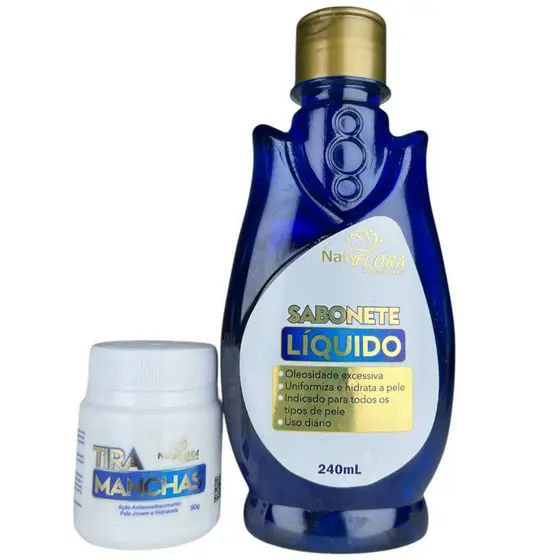Kit Tira Manchas Natyflora 1 Creme 1Liquido
