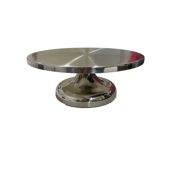 Bailarina Prato Para Confeitar Bolo Torta Suporte Giratória Em Inox 360° Decorar Bolo Com Rolamento Duplo Blindado