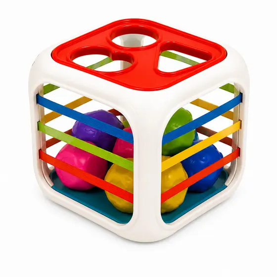 Brinquedo Dado De Encaixe Educativo Infantil Montessori Com Formas Coloridas