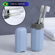 Porta escova de dentes resistente transparente estojo para bolsas e necessaries