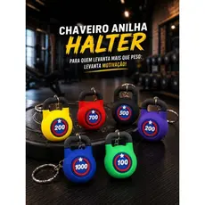 Chaveiro Halter  | Mini Peso Kettlebell | Presente para Marombeiros e Personal