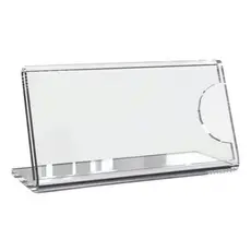 Kit 10 Display Acrílico Porta Preço 5x3cm Etiqueta Expositor Buffet Vitrine