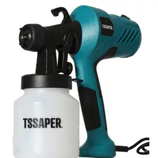 Pistola Elétrica Pulverizadora de Tinta para Pintura Compressor Com Bico de Metal 450w - TSSAPER