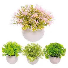 Mini Vasinho Com Flores Artificiais Decoração Lembrancinha de Casamento Flores Suculentas