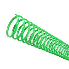 Espiral para Encadernação Verde 12 mm para 70 folhas 100un