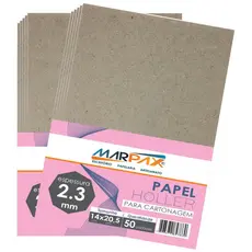 Papel Holler para cartonagem Marpax 2,3mm 14x20,5cm 50un