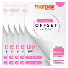 Papel Offset 150g 300x600mm Branco Marpax 1000 fls