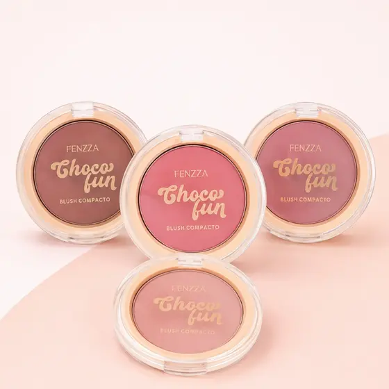 Blush Compacto Facial Choco Fun Fenzza