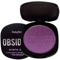 Iluminador E Sombra Cream Mystic Glam Obsidian Ruby Rose