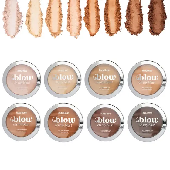 Pó Compacto Facial Oh My Blur Linha Blow Ruby Rose