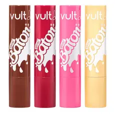 Gloss Stick Baton Labial Todas as Cores Sabor Chocolate Collab Vult 2g