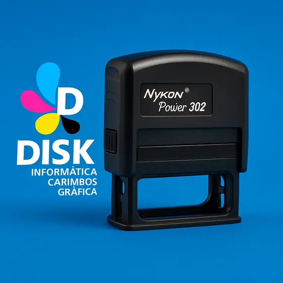 Carimbo para Médico, Enfermeiro e Profissional Liberal Nykon 302 14x38mm