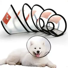Colar Elizabetano Pós Cirúrgico Pet Para Cachorro Cães Gatos Pescoço