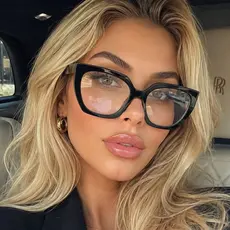 Armação Feminina de Óculos de Grau Estética Suporta até 7 Graus Reforçada Resistente Gatinho Cateye