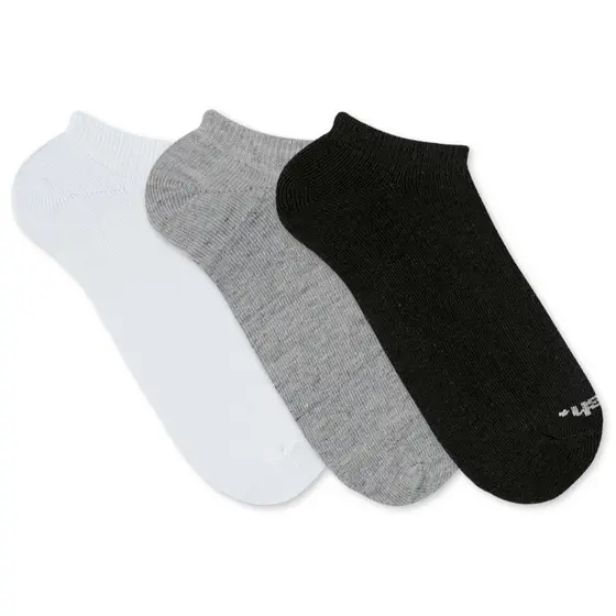 Kit Meia Invisivel Mash 3 Pares Algodao Sem Cano Esportiva