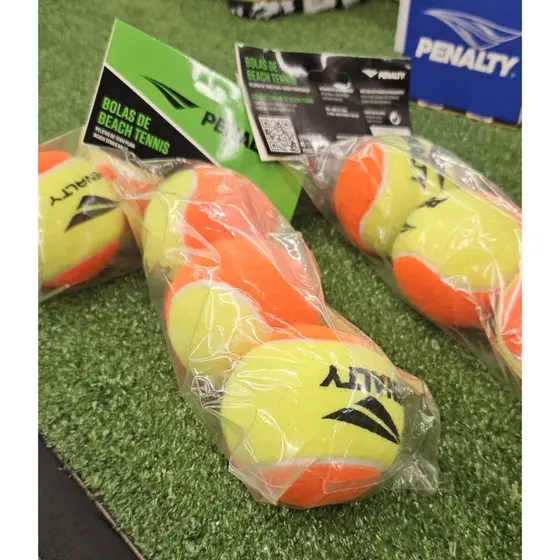 KIT COM 3 PACOTES DE BOLINHAS DE BEACH TENNIS