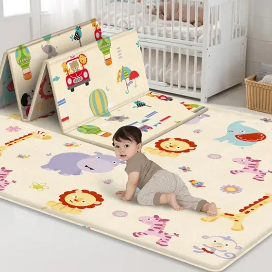 Tapete de Atividades Infantil Dupla Face em Borracha - 180x200x0.8cm-S13