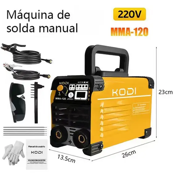 220V Máquina Solda Inversora Profissional Mini máquina de solda digital D13