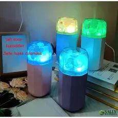 Umidificador de ar Purificador e Aromatizador De Ar LED Portátil recarregavel