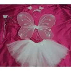Fantasia DE CARNAVAL Infantil para carnaval festas aniversarios Asa+Saia+Tiara