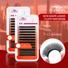 Cílios FADVAN YY 5D 4D Shape Lash 6 7 mm De Volume Brasileiro