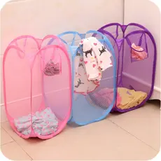 Cesto de Roupa Grande Caixa Cesto Dobravel ParaRoupas e Brinquedos Cores Diversas Caixa Cesto Infantil