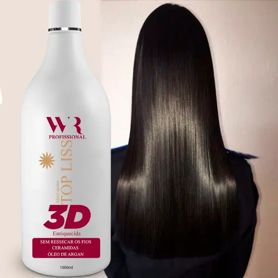 Progressiva Marroquina Top liss 💖 Com Óleo De Argan, Alisa 100% Sem Resseca O Cabelo 💖