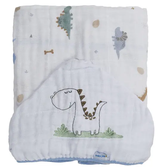Toalha Soft Bordada 80 cm x 90 cm Baby Joy