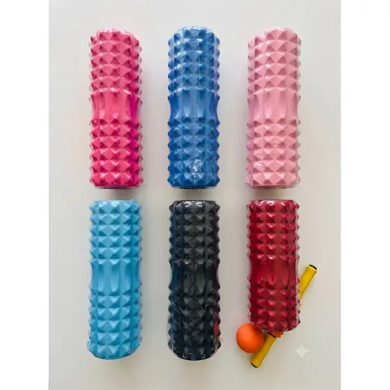 Rolo Massagem Liberação Miofascial Soltura Yoga Exercício alongamento