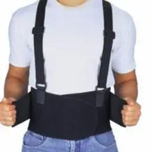 Cinta Lombar Segurança Faixa Ergonômica Coluna Postural