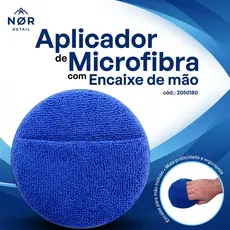 1/2/3/4 x Aplicador de Microfibra com Encaixe Para Mãos Para Ceras e Polimento Manual