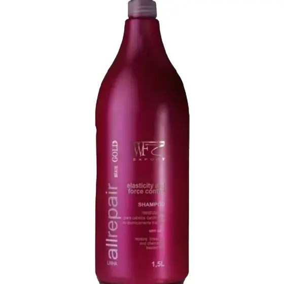 Shampoo Hidratação Cabelos Com Química e Progressiva Alisamento  Relaxamento  All Repair WF  1,5L