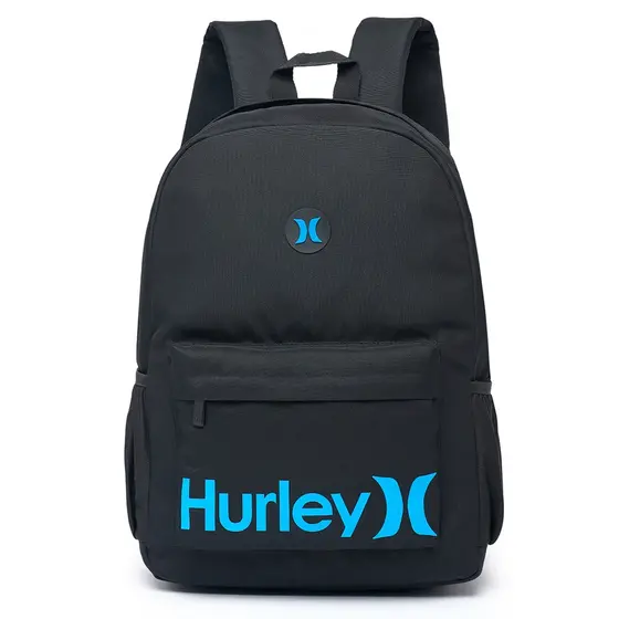 Mochila Bolsa Escolar Hurley Original Masculina Reforçada Espaçosa