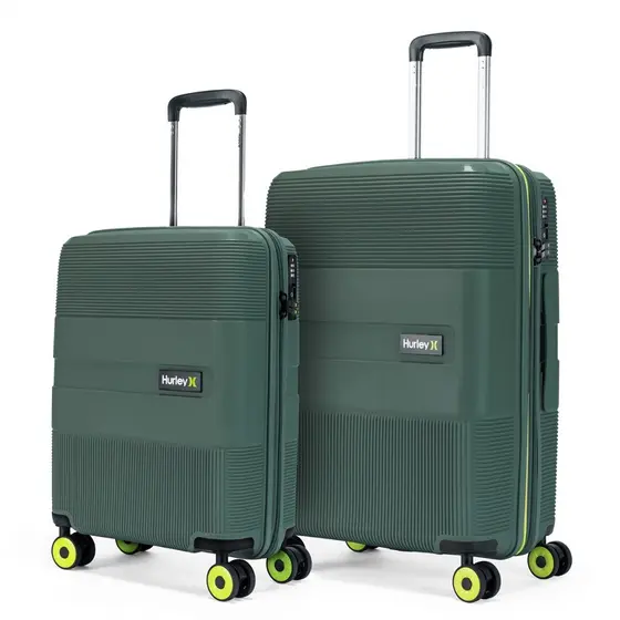 Malas Viagem Kit Hurley Resistente Espaçosas Cadeado Senha ABS Roda 360° Giratórias