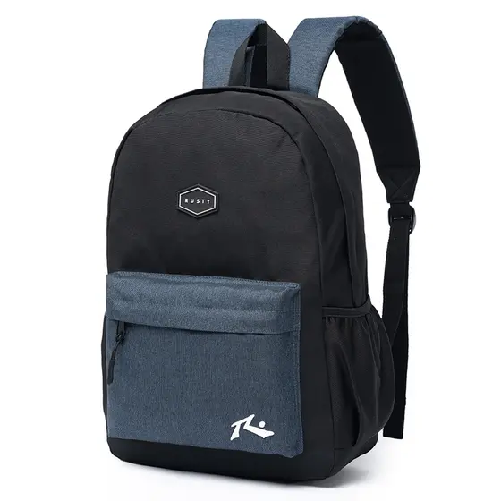 Mochila Bolsa Masculina Reforçada Grande Escolar Rusty Notebook