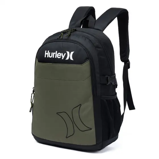 Mochila Hurley Notebook Faculdade Trabalho Viagem Antifurto Verde 10,2L