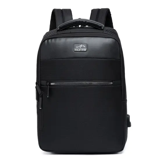 Mochila Masculina Preta Slim Executiva Trabalho Notebook