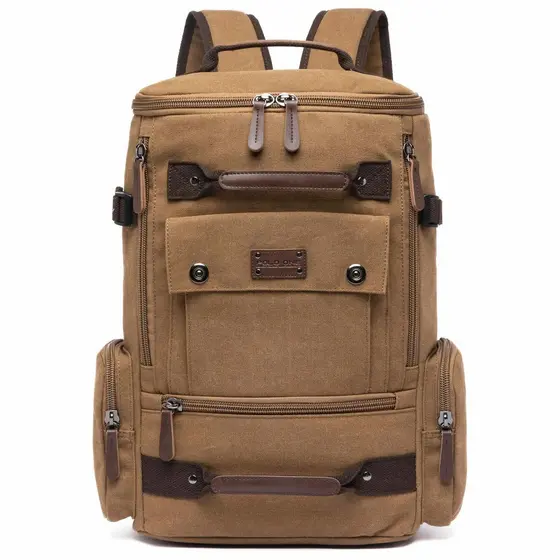 Mochila Bolsa Lona Executiva Trabalho Faculdade Viagem Notebook Reforçada Masculina