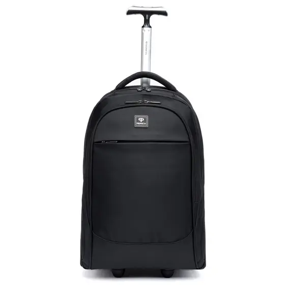 Mochila Rodinhas Executiva Primicia Grande Espaçosa Reforçada Trabalho Viagem