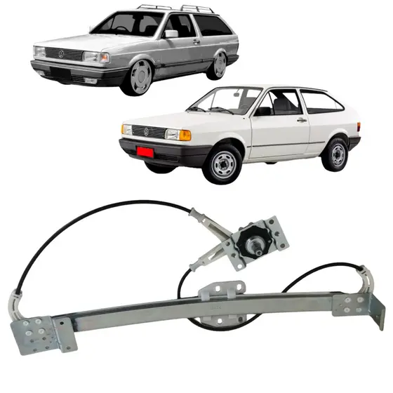 Máquina Vidro Gol Quadrado Lado Esquerdo 1988 1989 Até 1996