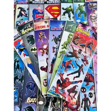 50 Cartelas Adesivos Infantis decorativos Kit Sticker Com Personagens