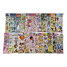 Kit 30 Cartelas De Adesivos Infantis Unissex- Stickers